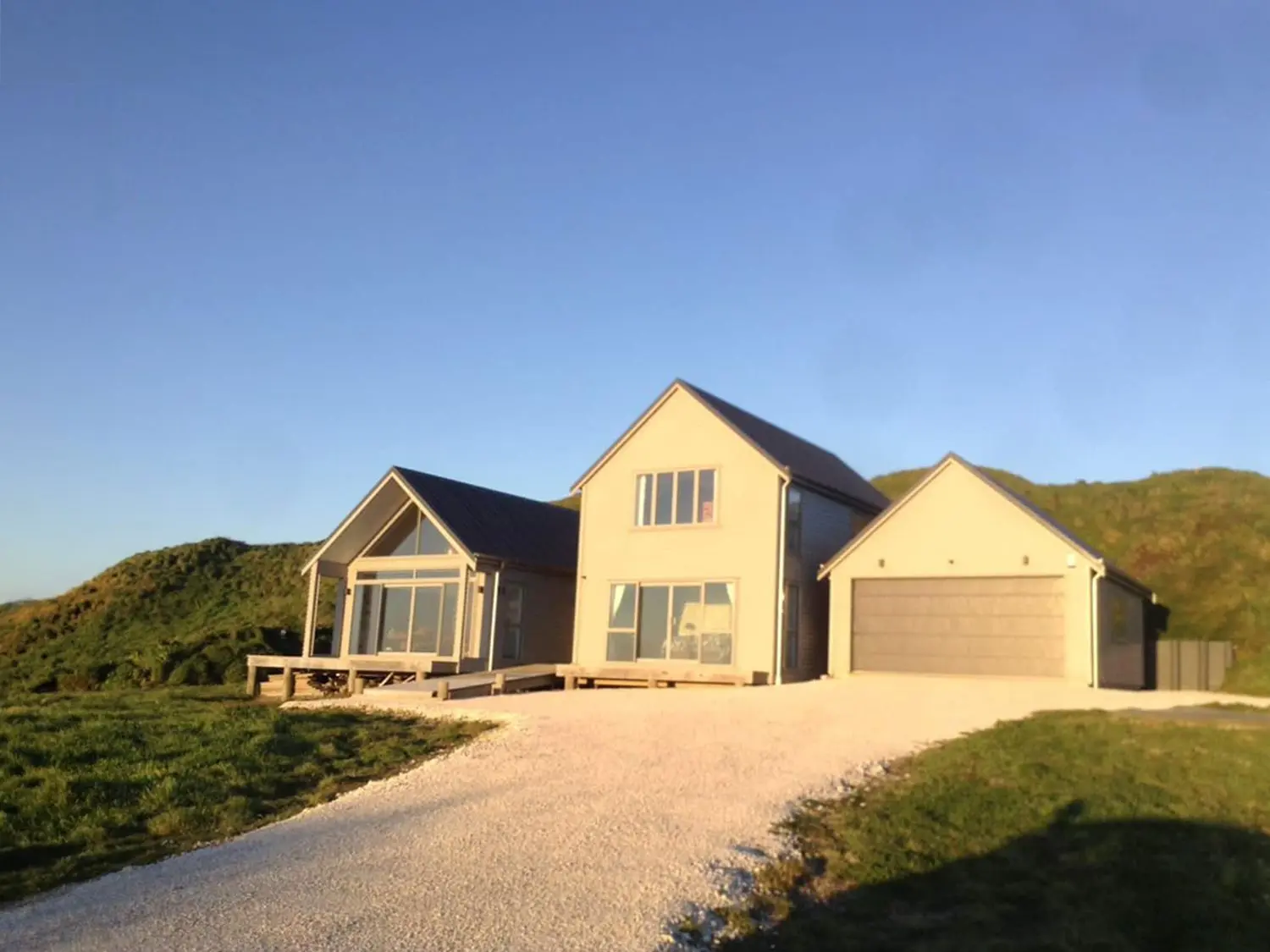 Custom new home built by Trust Builders Construction